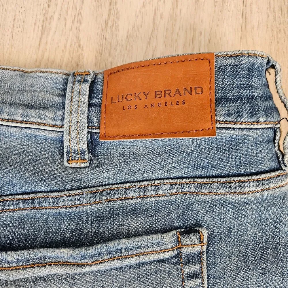 Lucky Brand 411 Athletic Taper Jeans Light Wash Mens 42x30 - Picture 5 of 7